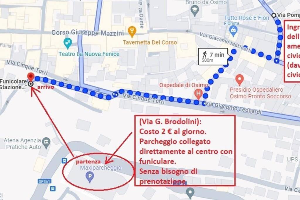 Osimo Nel Cuore Del Centro, Free Wi-Fi E Netflix Διαμέρισμα Εξωτερικό φωτογραφία